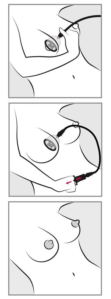Pompki na sutki Bad Kitty Vibrating Nipple Cup – para z wibracjami — zdjęcie 9