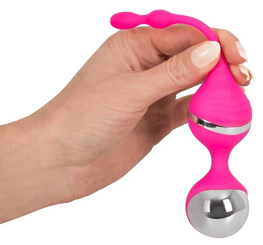 Kulki wibracyjne Vibrating Love Bal - różowe, ładowalne — zdjęcie 5