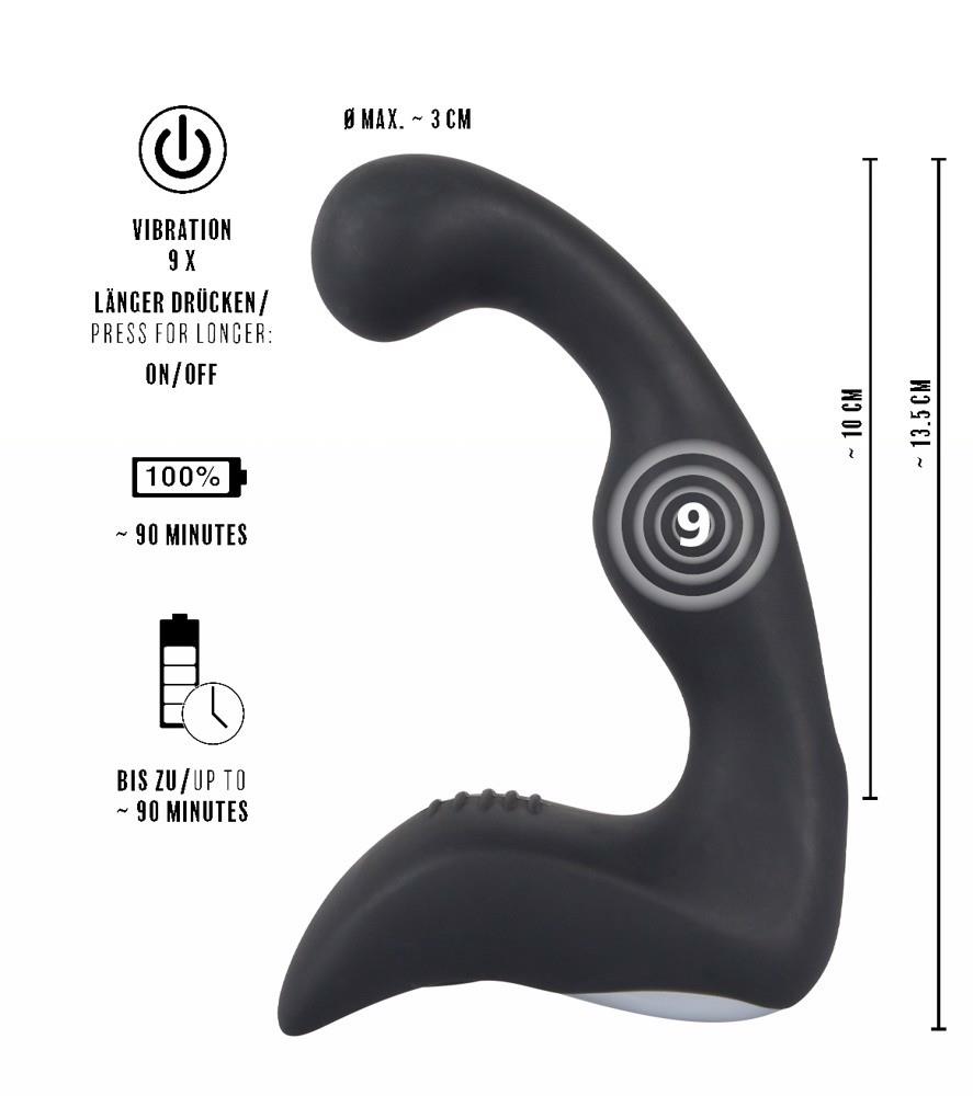Masażer prostaty Prostate Plug - ładowalny, 9 trybów — zdjęcie 8