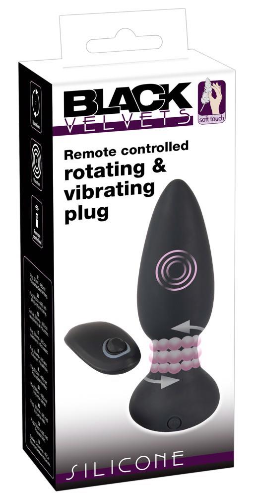 Korek analny RC Rotating & Vibrating Plug – 7 trybów rotacji — zdjęcie 8