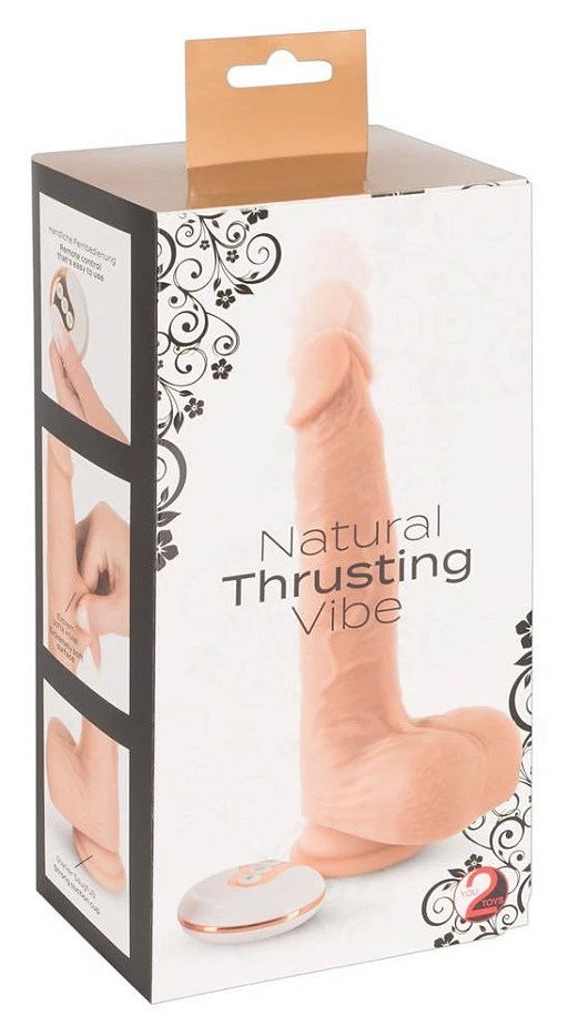 Wibrator realistyczny Natural Thrusting Vibe — posuwisty, z — zdjęcie 9