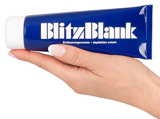 Krem do depilacji BlitzBlank - 125 ml ze szpatułką — zdjęcie 4