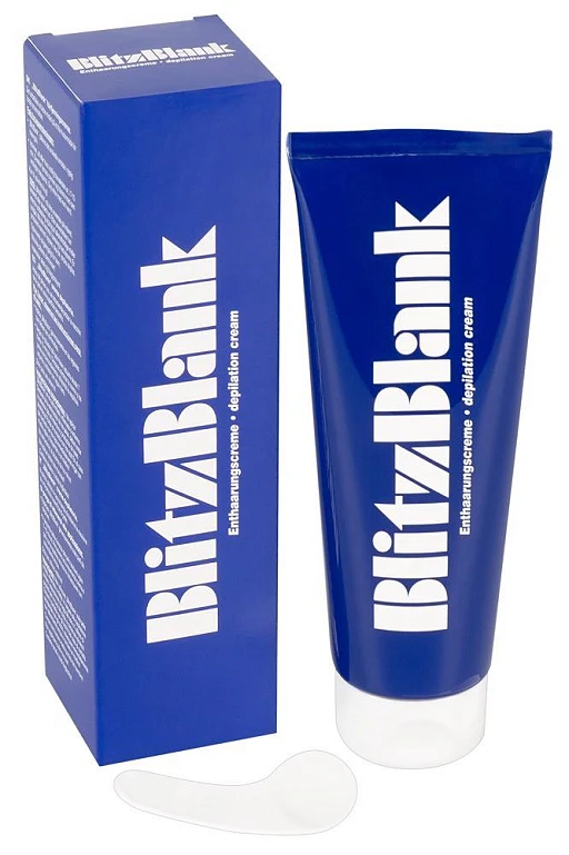 Krem do depilacji BlitzBlank - 125 ml ze szpatułką — zdjęcie 6