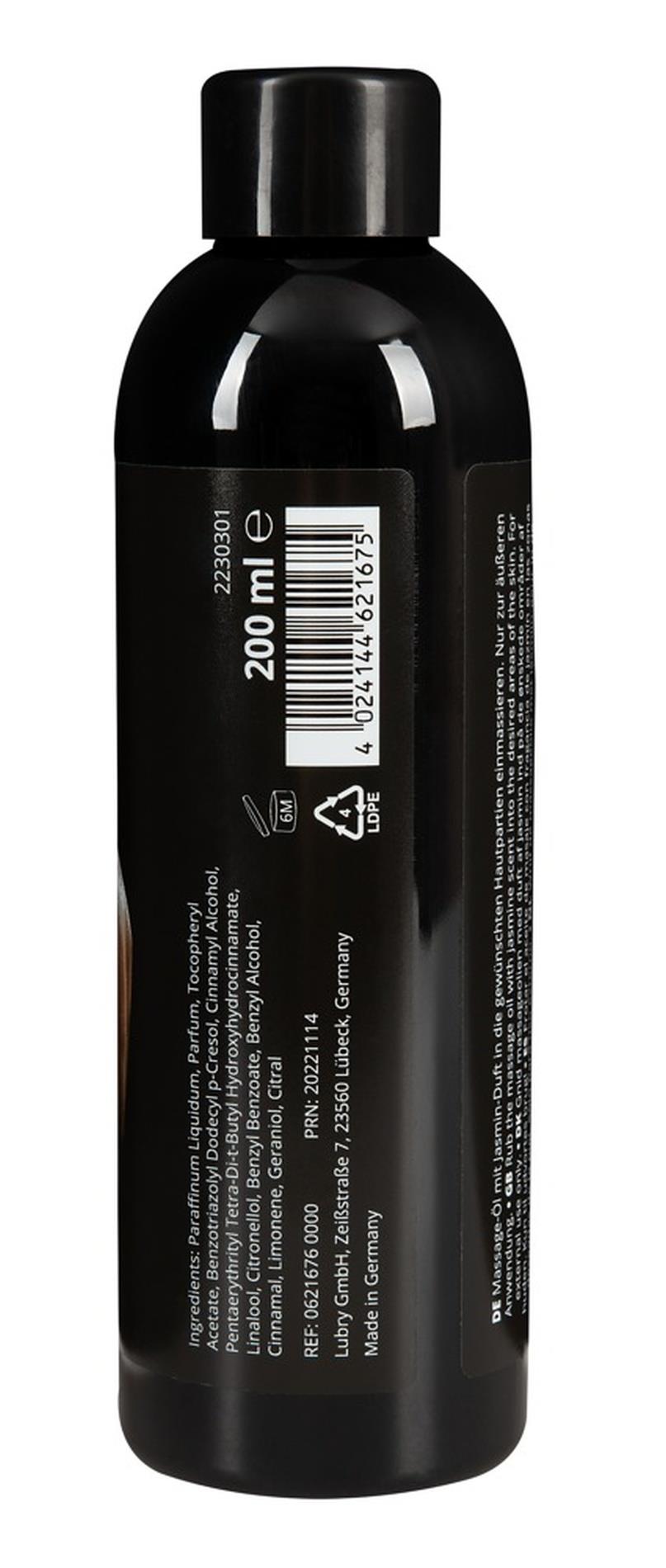 Olejek do masażu erotycznego – zapach jaśminu, 200 ml — zdjęcie 3