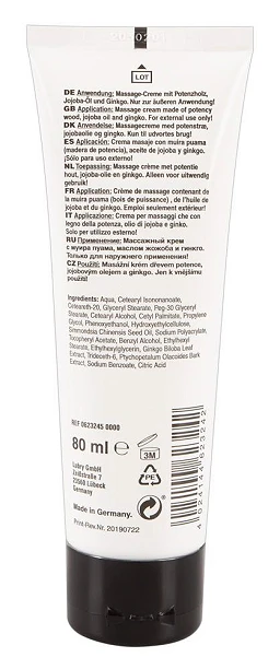Krem do masażu penisa Stahlhart - muira puama i jojoba, 80 ml — zdjęcie 5