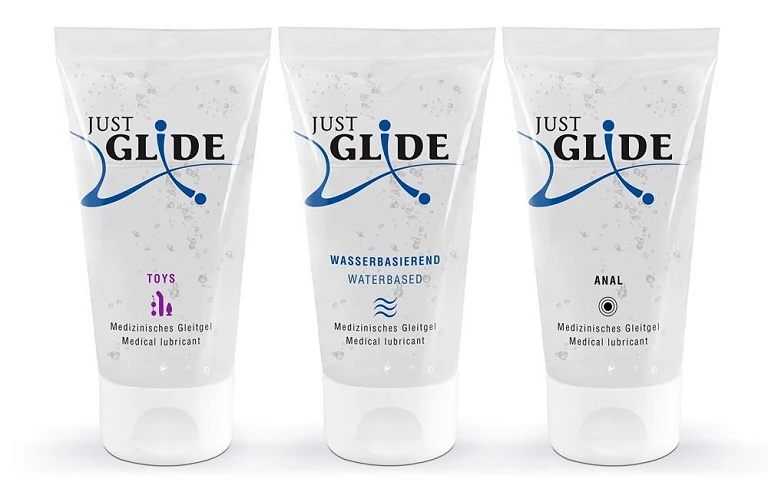 Zestaw lubrykantów Just Glide 3x50 ml – na bazie wody