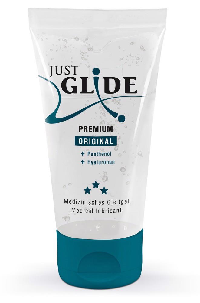 Żel nawilżający Just Glide Premium – hialuron i pantenol, 50 ml — zdjęcie 1