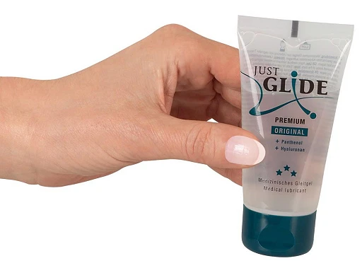 Żel nawilżający Just Glide Premium – hialuron i pantenol, 50 ml — zdjęcie 2