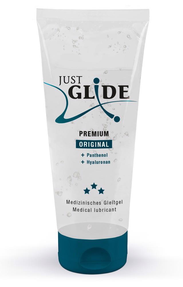 Żel nawilżający Just Glide Premium – hialuron i pantenol, 200 ml — zdjęcie 1