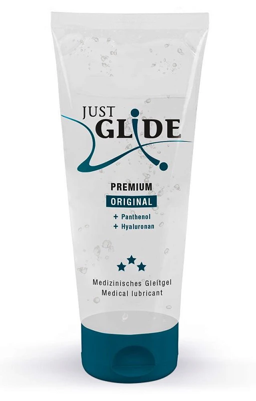 Żel nawilżający Just Glide Premium – hialuron i pantenol, 200 ml