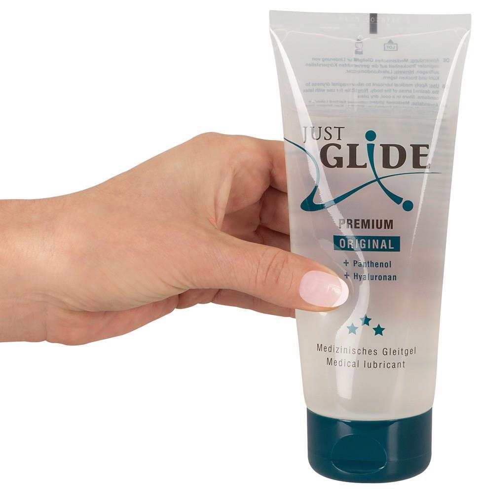 Żel nawilżający Just Glide Premium – hialuron i pantenol, 200 ml — zdjęcie 2