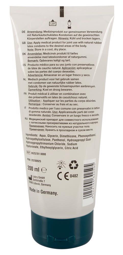 Żel analny Just Glide Premium Anal – pantenol, hialuron, 200 ml — zdjęcie 3