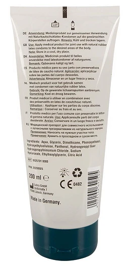 Żel analny Just Glide Premium Anal – pantenol, hialuron, 200 ml — zdjęcie 3