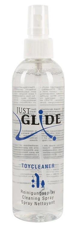 Spray czyszczący Just Glide Toycleaner – silikon i lateks, 250 ml