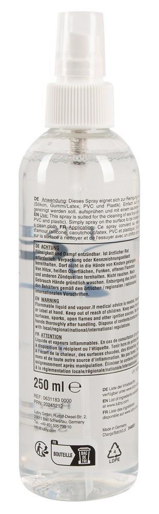Spray czyszczący Just Glide Toycleaner – silikon i lateks, 250 ml — zdjęcie 3