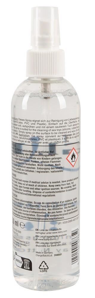 Spray czyszczący Just Glide Toycleaner – silikon i lateks, 250 ml — zdjęcie 4
