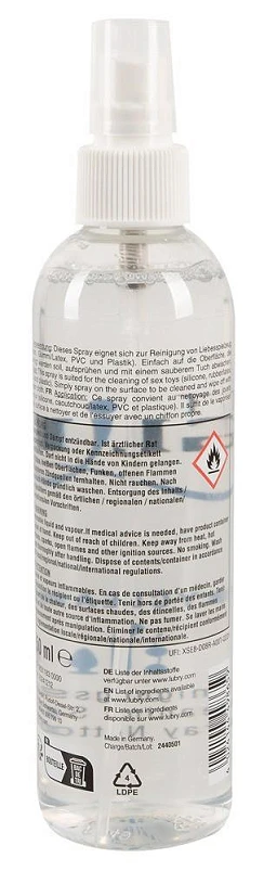 Spray czyszczący Just Glide Toycleaner – silikon i lateks, 250 ml — zdjęcie 4