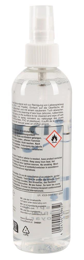 Spray czyszczący Just Glide Toycleaner – silikon i lateks, 250 ml — zdjęcie 5