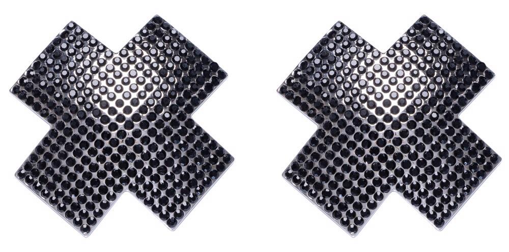 Nasutniki Cottelli Cross – czarne kamienie, 7,5 cm — zdjęcie 1