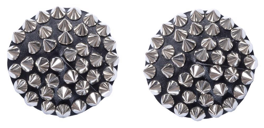Nasutniki Bad Kitty Spikes – czarne, metalowe kolce, 7 cm — zdjęcie 6