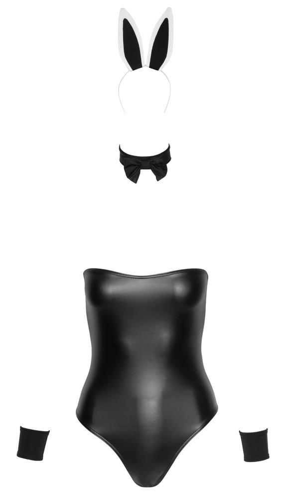 Kostium króliczka Bunny Body – matowe body, zestaw 5-częściowy, M — zdjęcie 7
