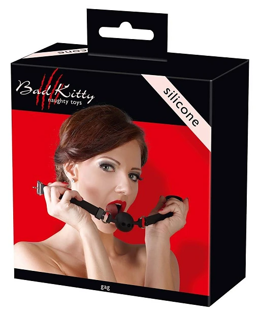 Knebel Gag Silicone - silikon, otwory powietrzne — zdjęcie 4