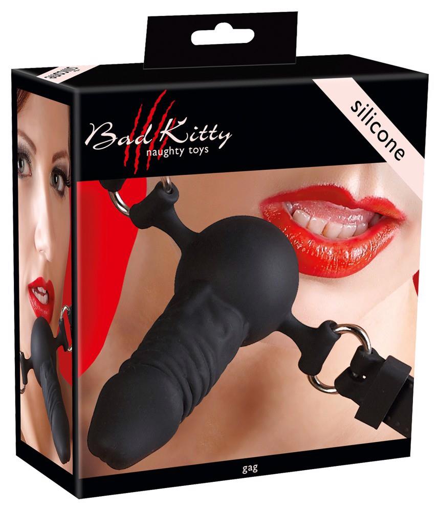 Knebel Gag Ball Silicone - silikon, regulowany pasek — zdjęcie 2