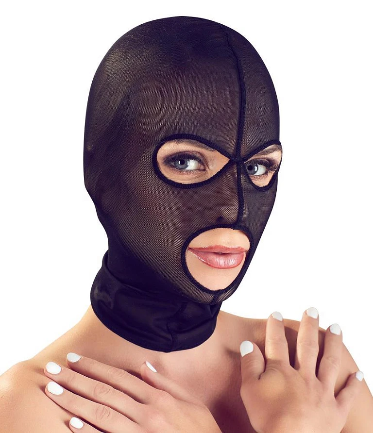 Maska na głowę Bad Kitty Head Mask – półprzezroczysta, elastyczna