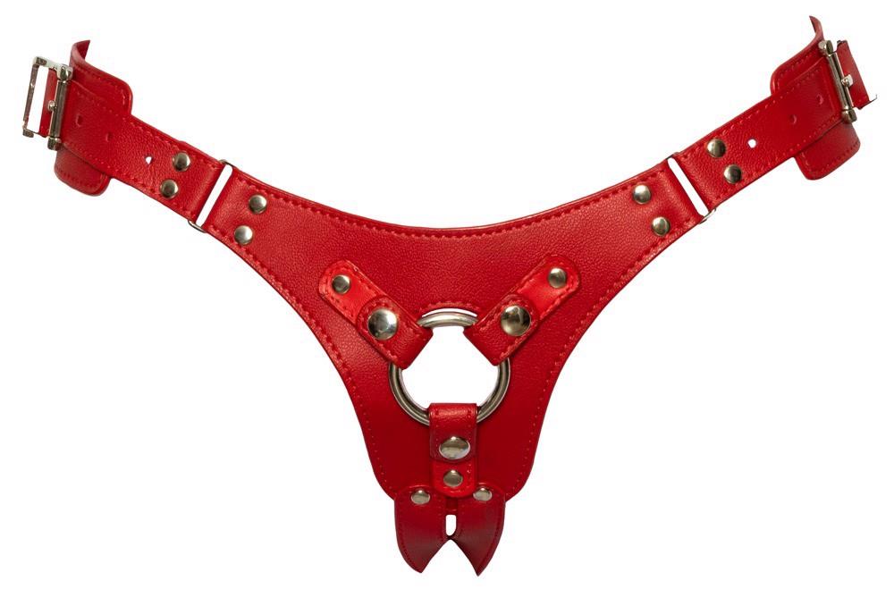 Zestaw strap-on Red S-L - regulowany, czerwony — zdjęcie 1