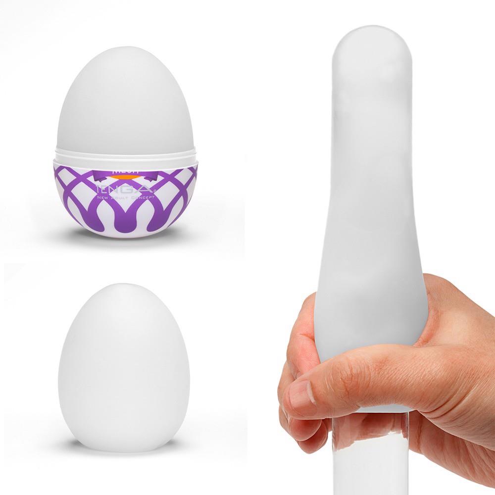 Masturbator jajko Tenga Egg Mesh – siateczkowa struktura, 6 sztuk — zdjęcie 3