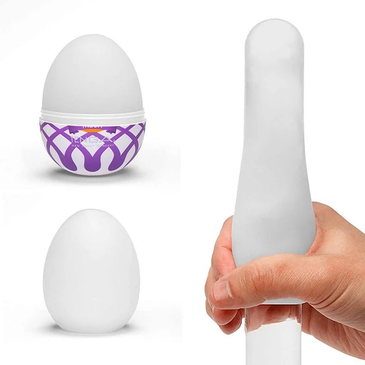 Masturbator jajko Tenga Egg Mesh – siateczkowa struktura, 6 sztuk — zdjęcie 3