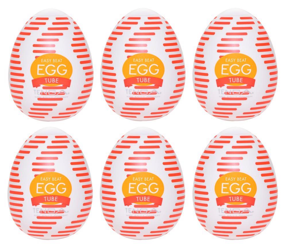 Masturbator jajko Tenga Egg Tube – żebrowane wnętrze, 6 sztuk — zdjęcie 1