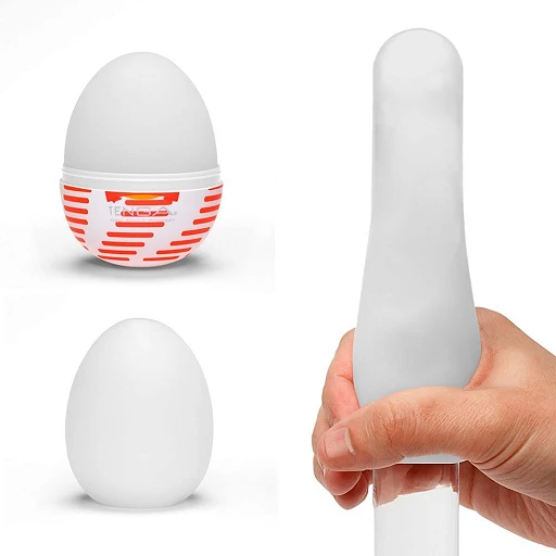Masturbator jajko Tenga Egg Tube – żebrowane wnętrze, 6 sztuk — zdjęcie 3