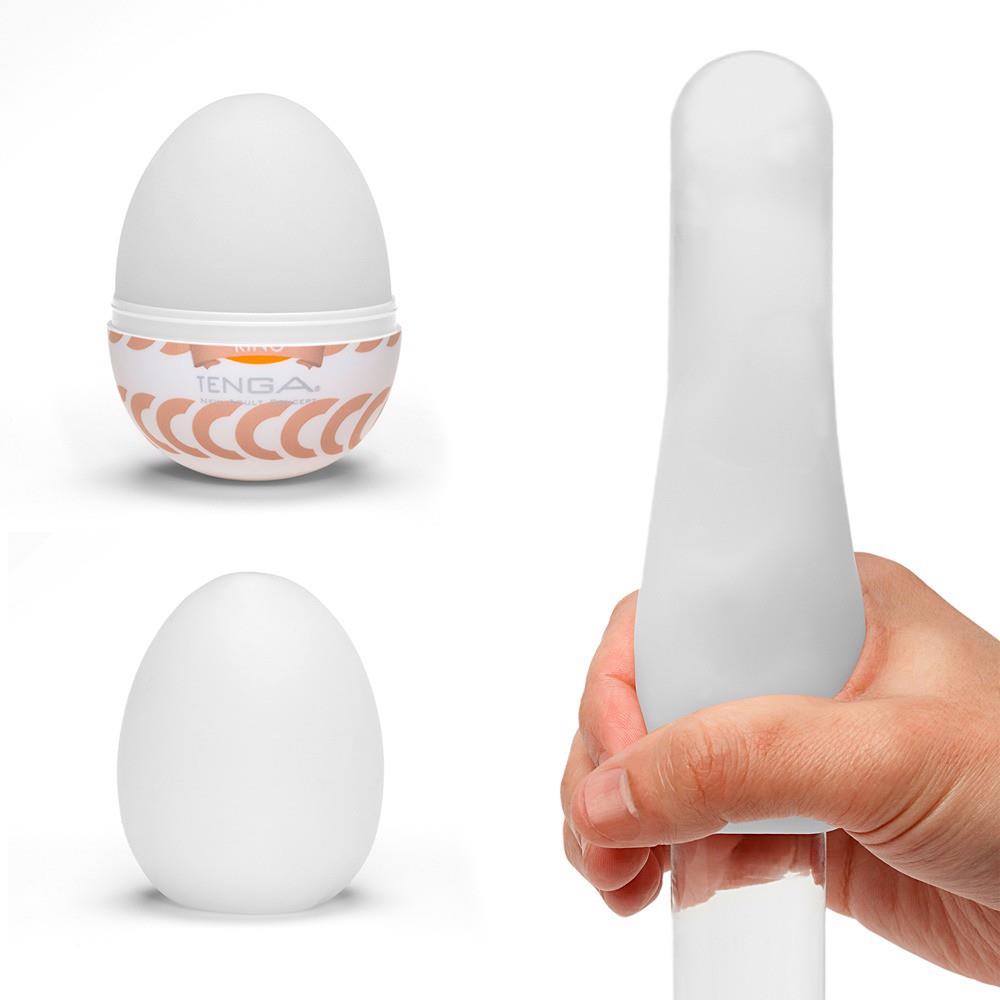 Masturbator jajko Tenga Egg Ring – 6 sztuk, rowkowane pierścienie — zdjęcie 4
