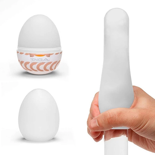 Masturbator jajko Tenga Egg Ring – 6 sztuk, rowkowane pierścienie — zdjęcie 4