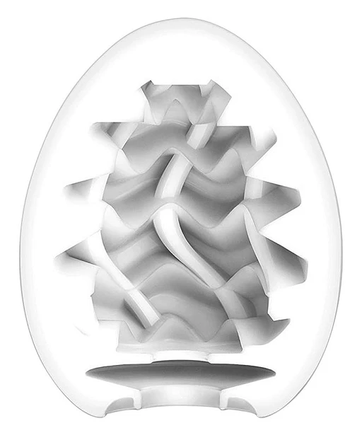 Masturbator jajko Tenga Egg Wavy II – zestaw 6 sztuk, falisty rękaw — zdjęcie 2