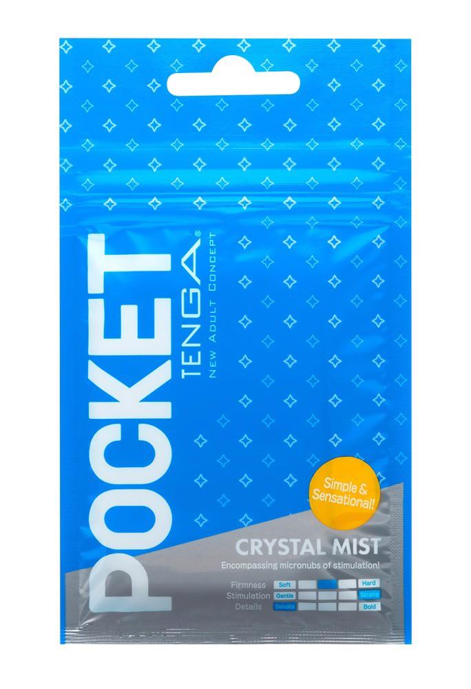 Masturbator Tenga Pocket Crystal Mist – jednorazowy, kieszonkowy — zdjęcie 4