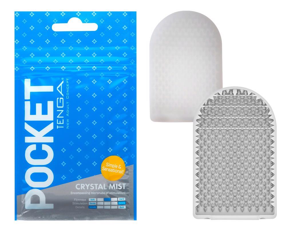 Masturbator Tenga Pocket Crystal Mist – jednorazowy, kieszonkowy — zdjęcie 1