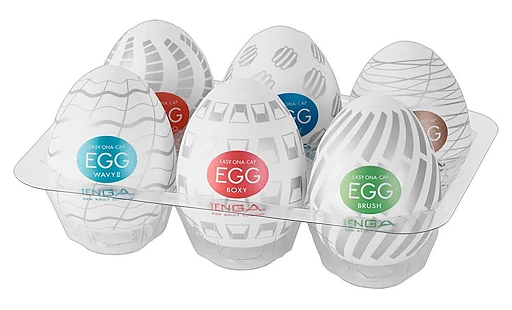 Masturbatory jajka Tenga Egg Variety New Standard – 6 różnych struktur — zdjęcie 4