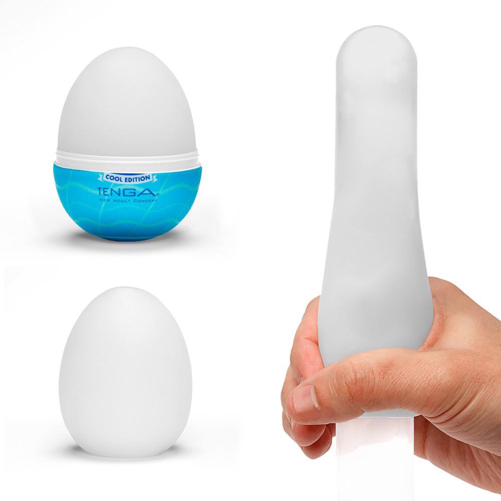 Masturbator jajko Tenga Egg Wavy II Cool Edition – zestaw 6 sztuk — zdjęcie 5