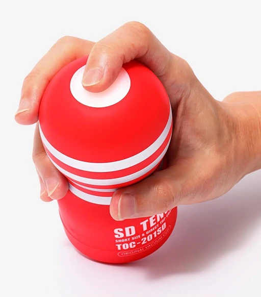 Masturbator Tenga SD Original Cup TOC-201SD – czerwony, efekt próżni — zdjęcie 5
