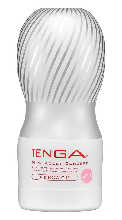 Masturbator Tenga Air Flow Cup Gentle – spiralny kanał, efekt ssania
