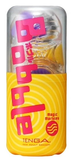Masturbator Tenga Bobble Magic Marbles – przezroczysty, rozciągliwy — zdjęcie 4