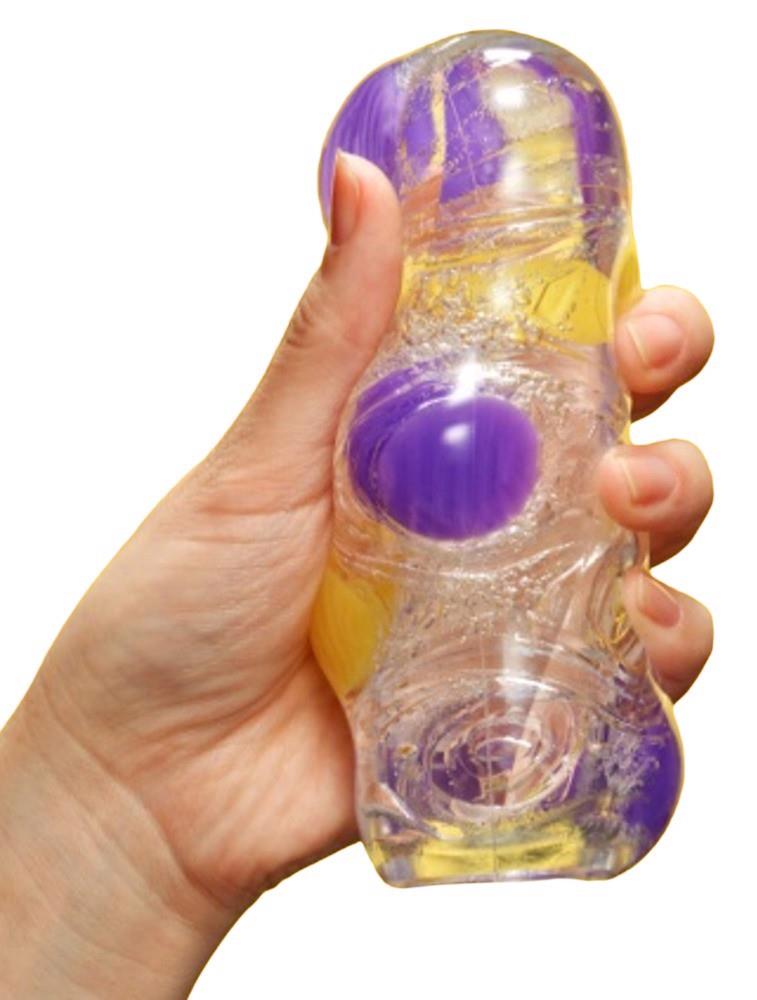 Masturbator Tenga Bobble Magic Marbles – przezroczysty, rozciągliwy — zdjęcie 3