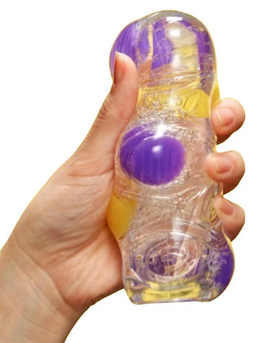 Masturbator Tenga Bobble Magic Marbles – przezroczysty, rozciągliwy — zdjęcie 5