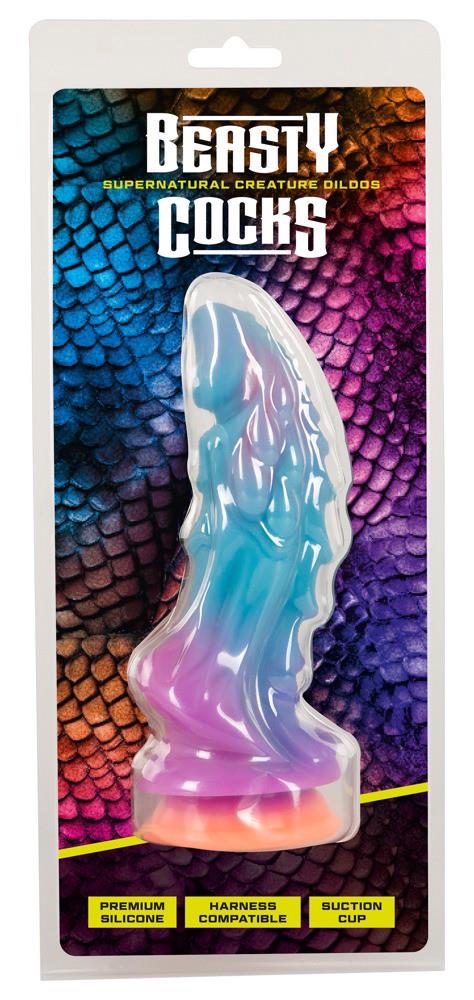 Dildo Monster – płynny silikon, przystawka, 21,5 cm — zdjęcie 1
