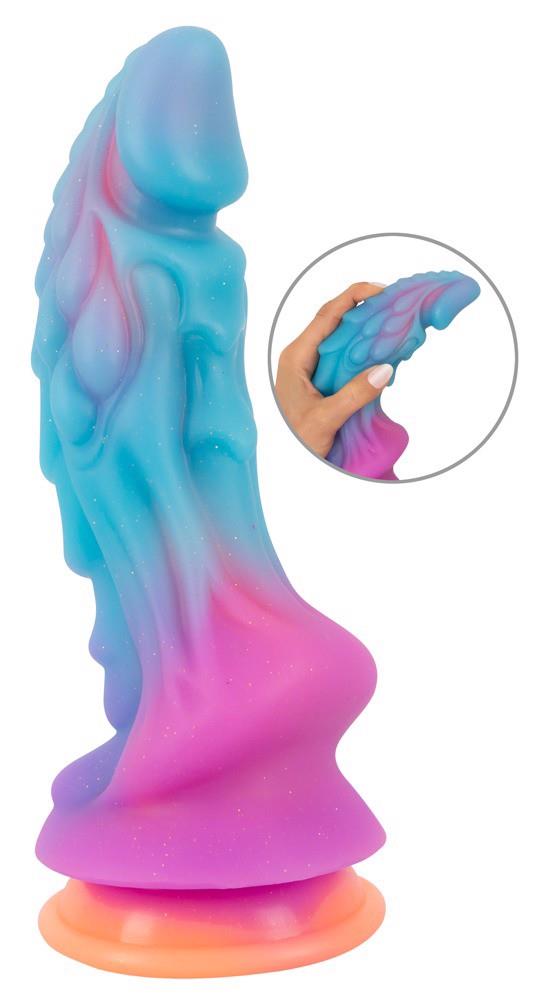 Dildo Monster – płynny silikon, przystawka, 21,5 cm — zdjęcie 2