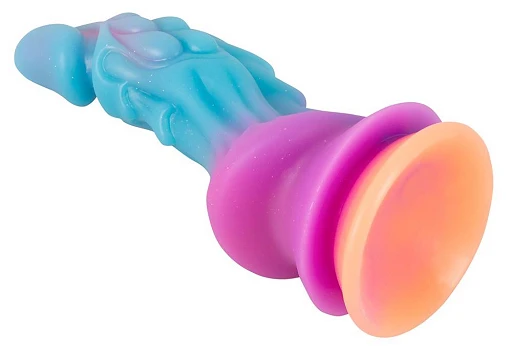 Dildo Monster – płynny silikon, przystawka, 21,5 cm — zdjęcie 3
