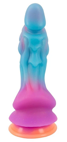Dildo Monster – płynny silikon, przystawka, 21,5 cm — zdjęcie 5