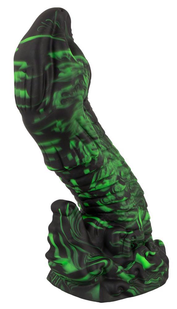 Dildo Lizard Peak – 22 cm, silikon liquid, przyssawka — zdjęcie 2